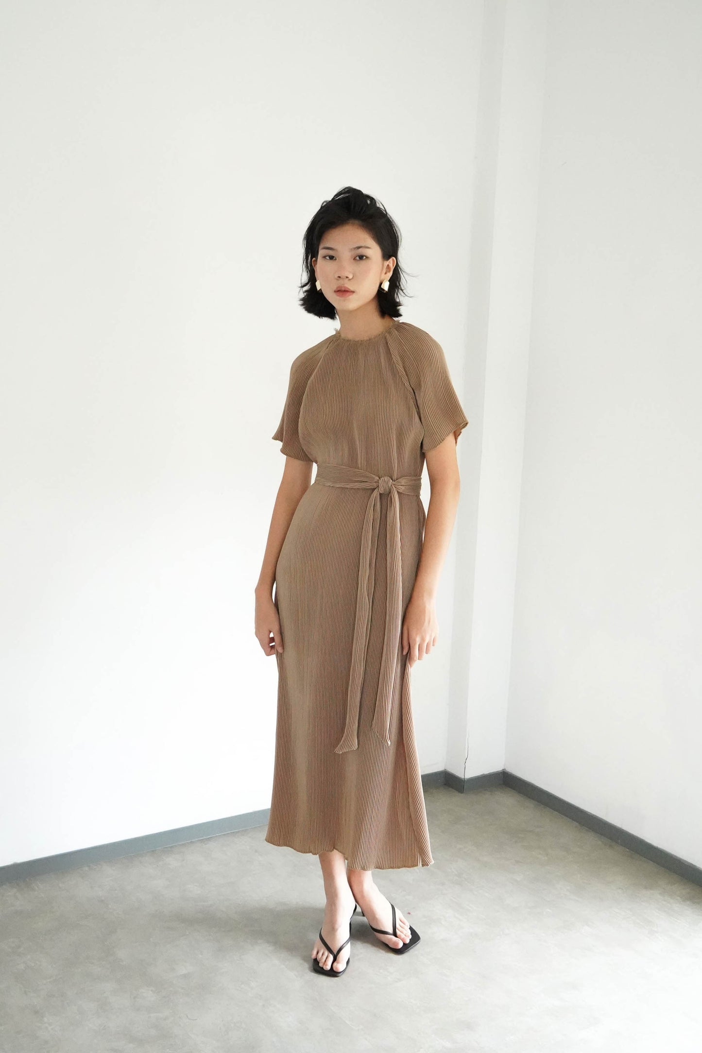 DEFECT SALE Bona Dress - Tan