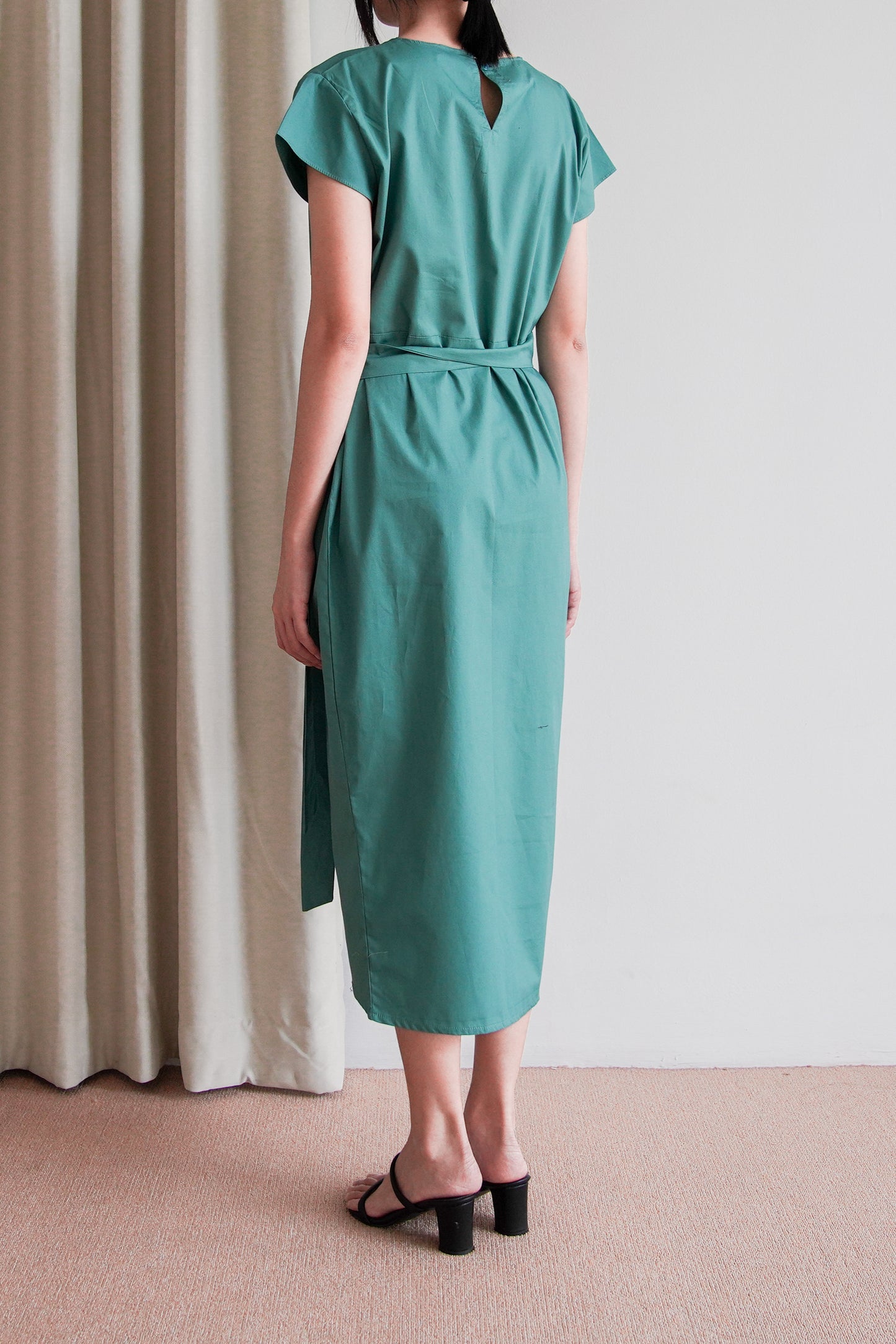 Akina Dress - Green Pine