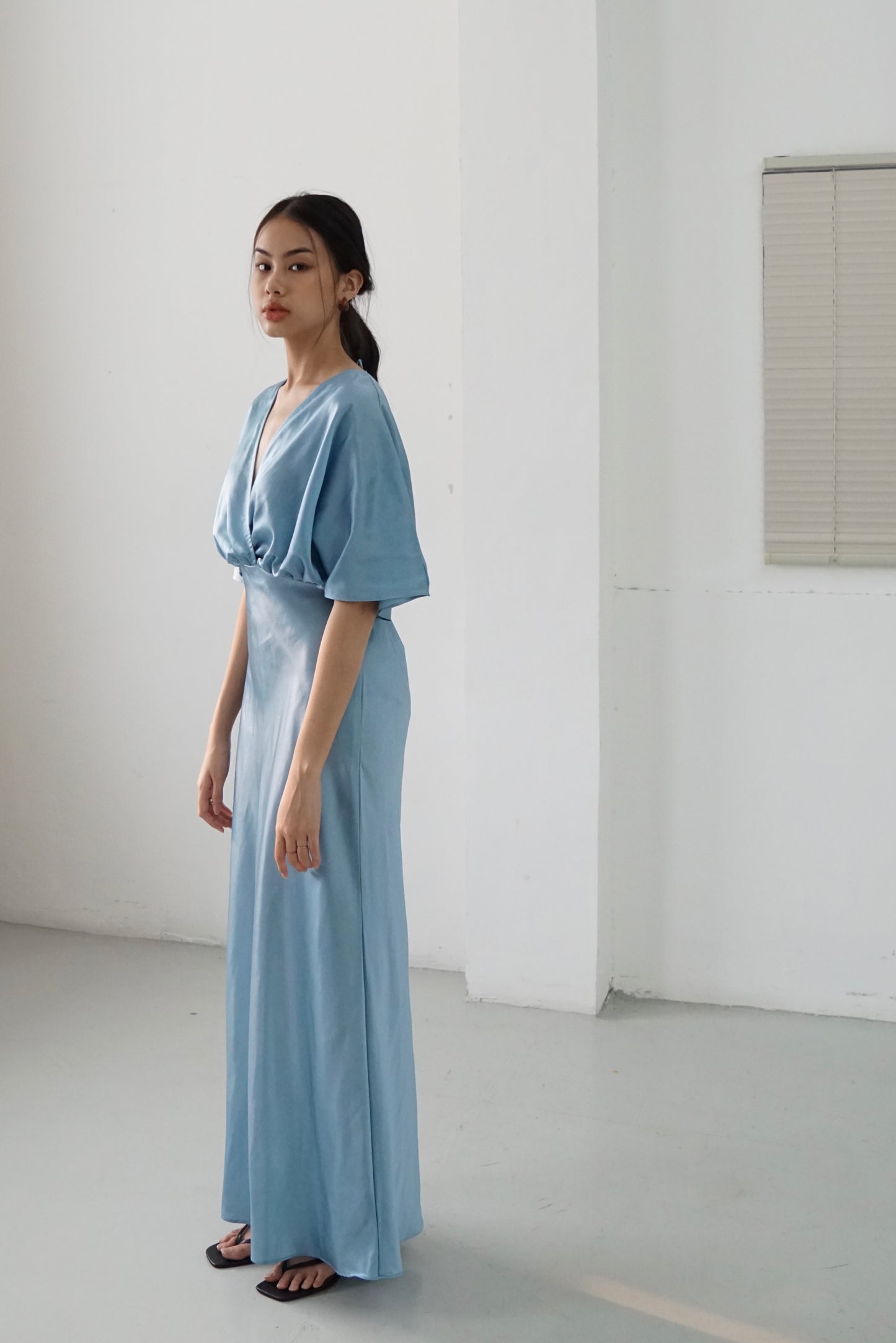 Lily Dress - Frosty Blue