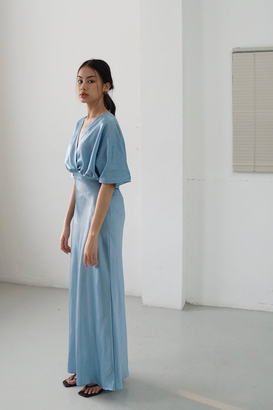 Lily Dress - Frosty Blue