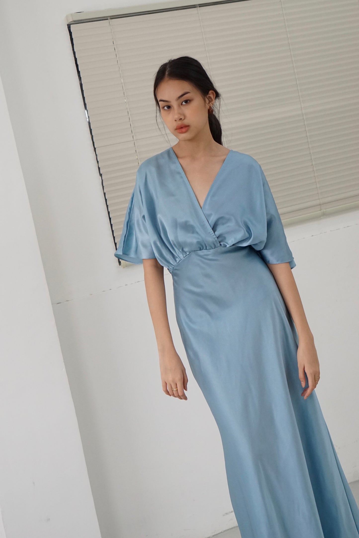 Lily Dress - Frosty Blue
