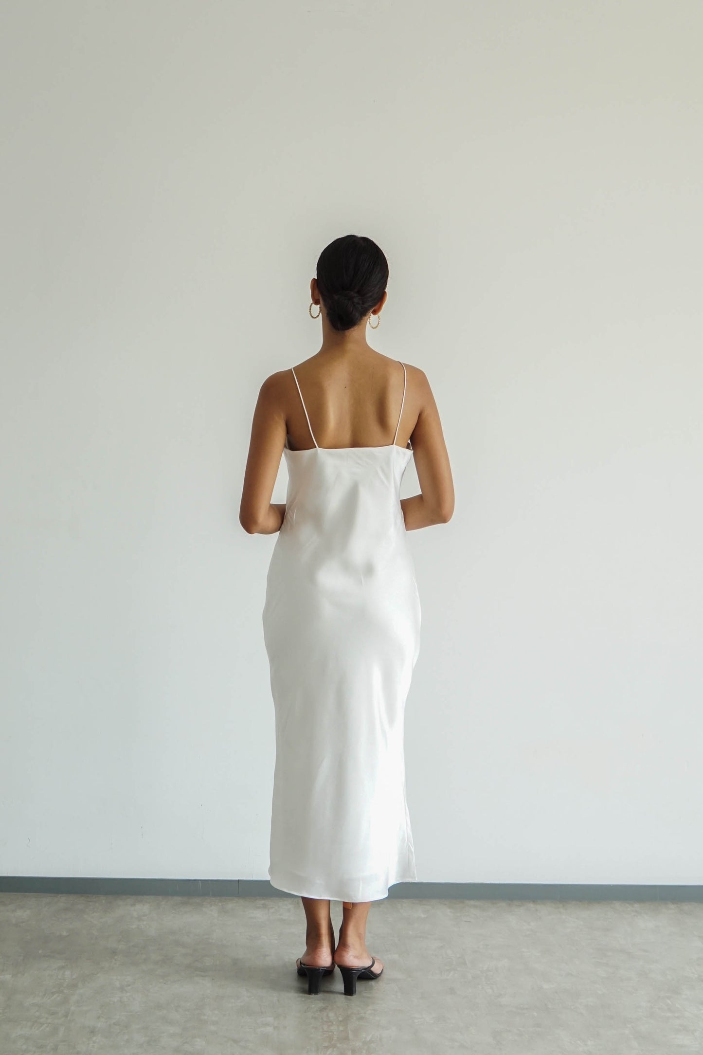 DEFECT SALE Slip Dress - Broken White