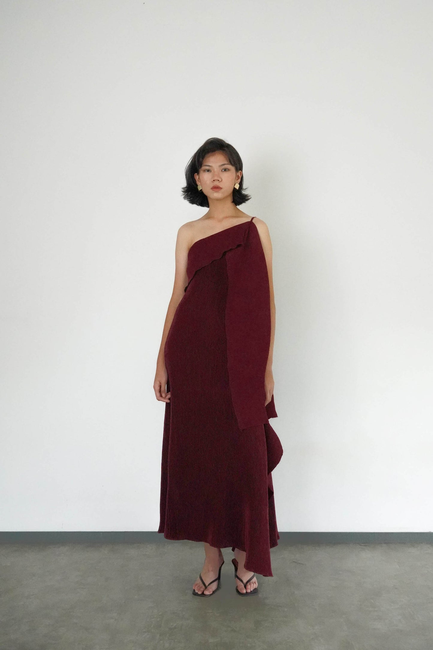 Gema Dress - Maroon