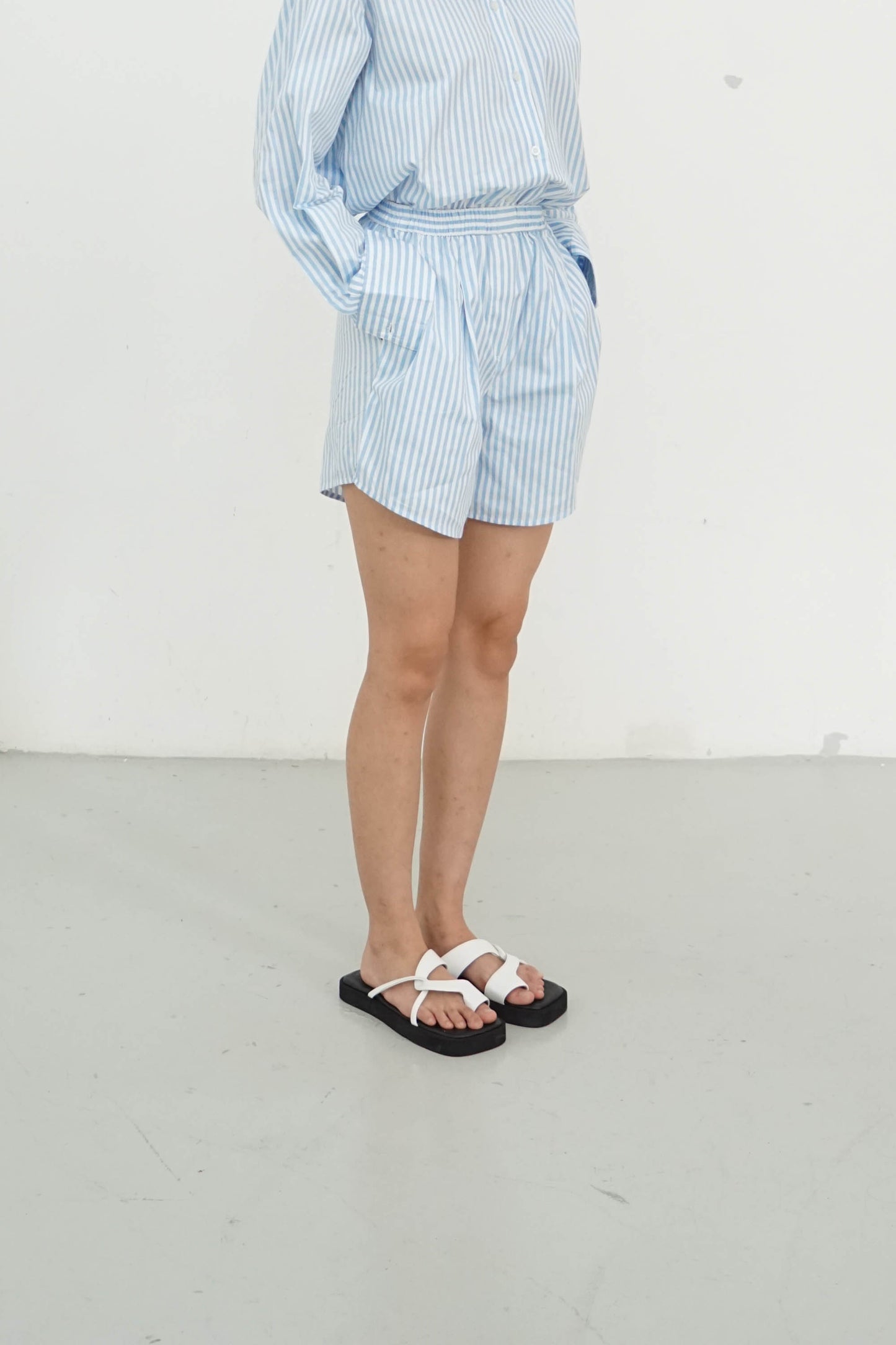 Brooke Short - Blue Stripes