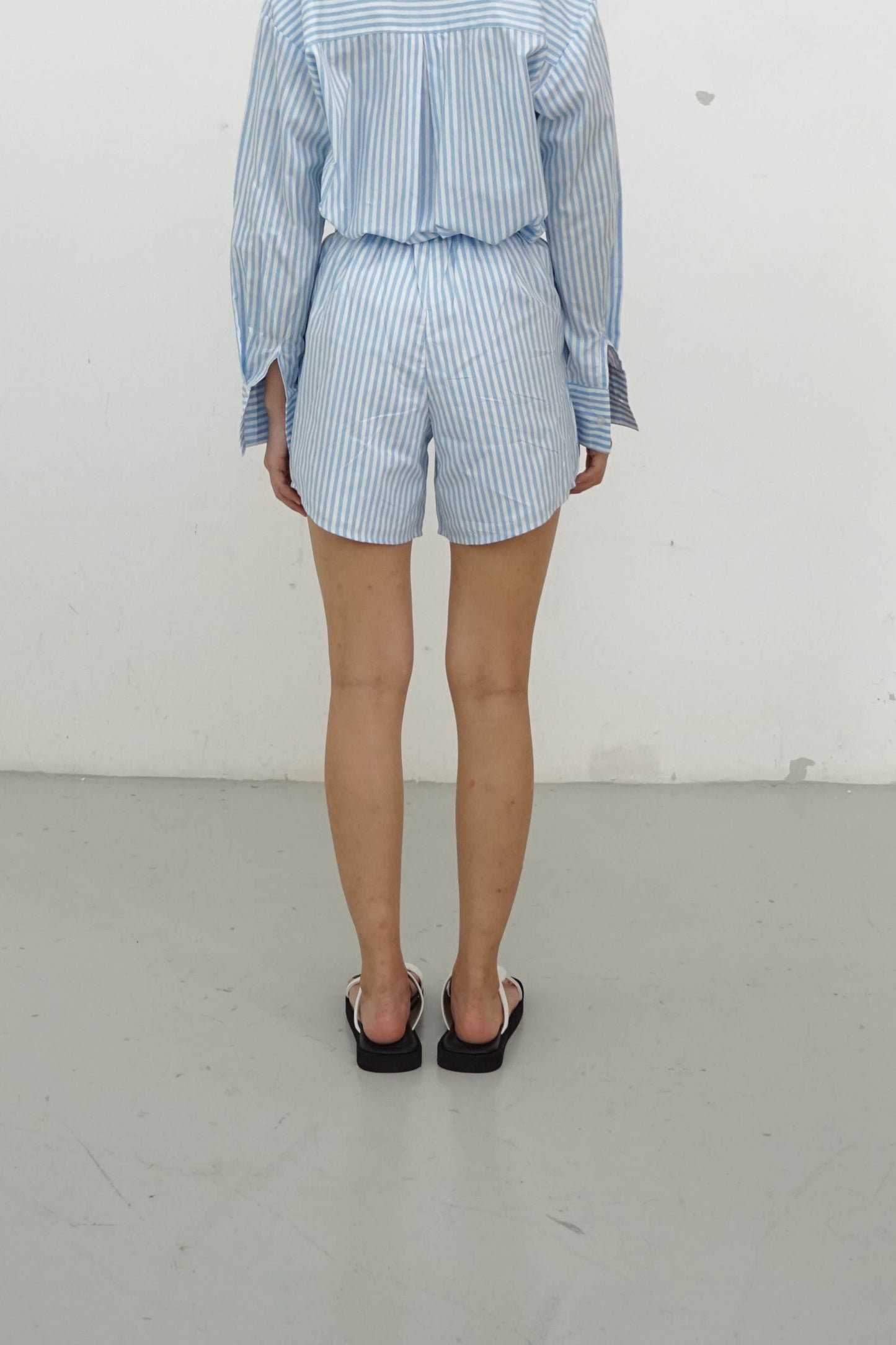 Brooke Short - Blue Stripes