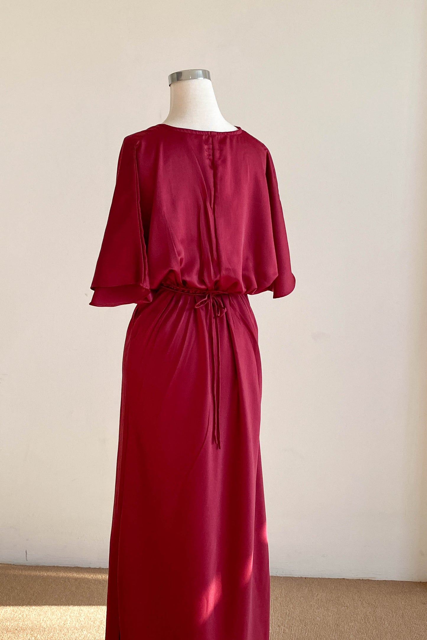 DEFECT SALE Lily Dress - Maroon