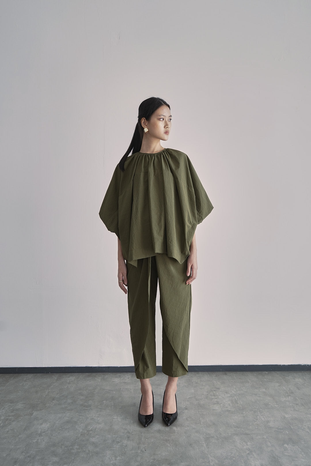 Anessa Top - Moss Green