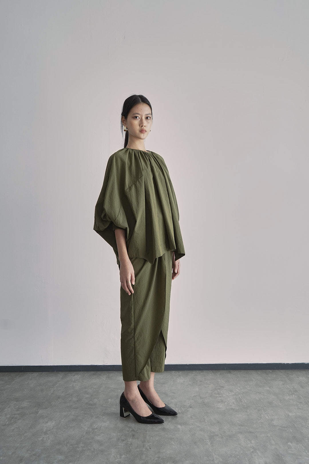 Anessa Top - Moss Green