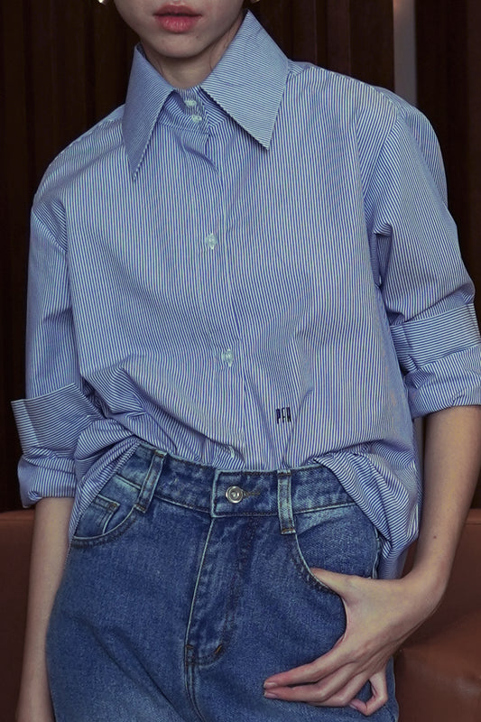 Shirt 101 - Blue Stripes