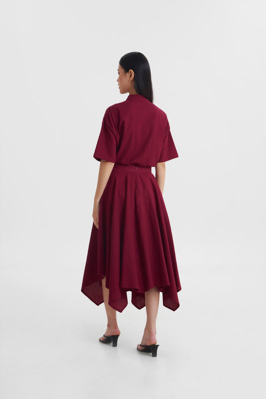 Moina Skirt - Maroon