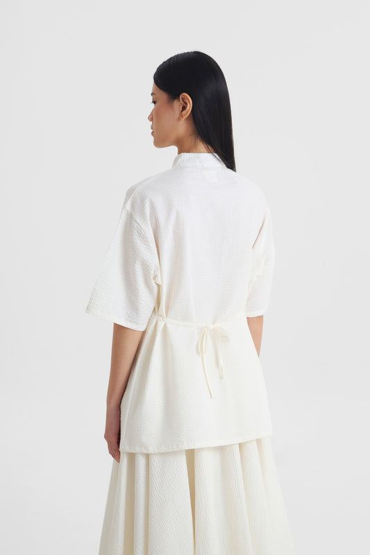 Moina Top - Broken White