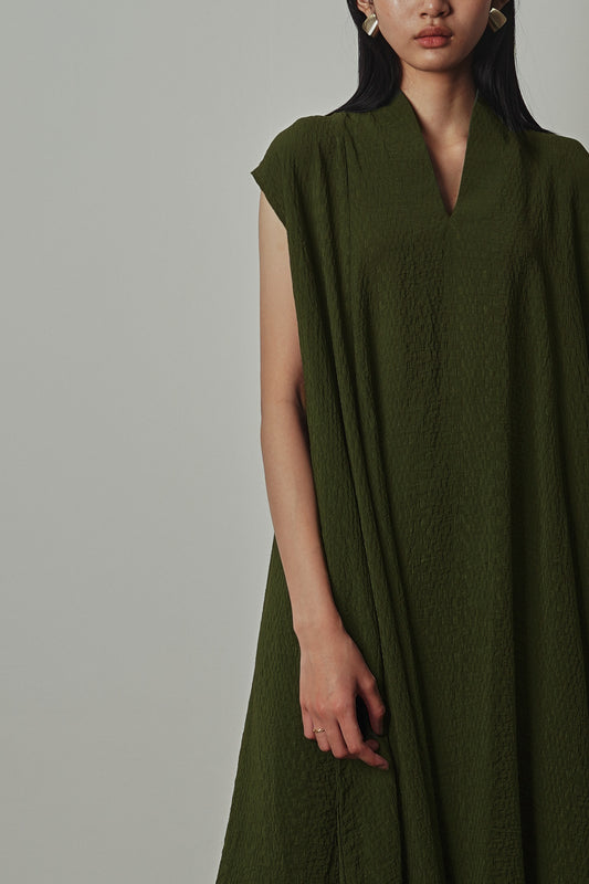 Ruka Dress - Pine Green