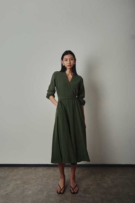 MYS Hiru Dress - Pine Green