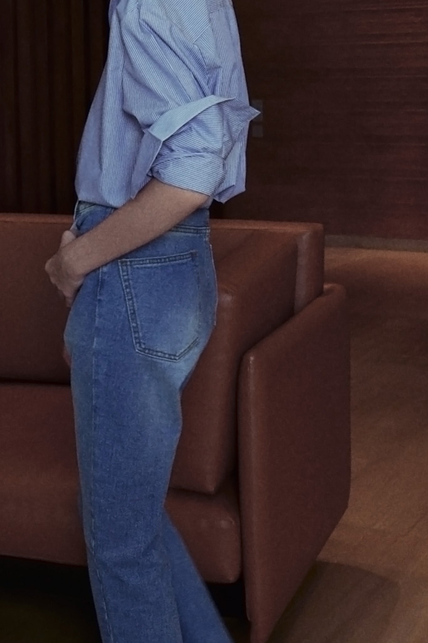 Ankle Length Jeans - Indigo Blue