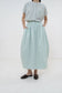 Merde Skirt - Mint Stripes