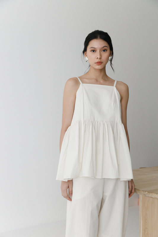 Celine Top - Broken White