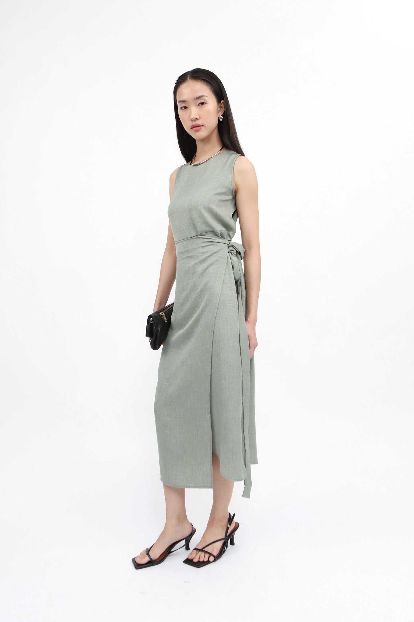 DEFECT SALE Babba Dress - Sage