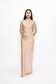 (PO) Celie Dress w Beads - Champagne