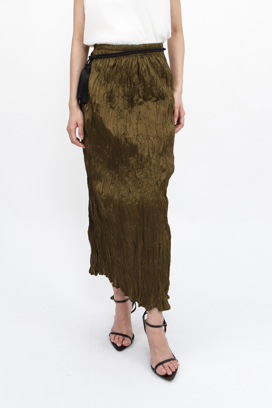 Thea Skirt - Dark Olive
