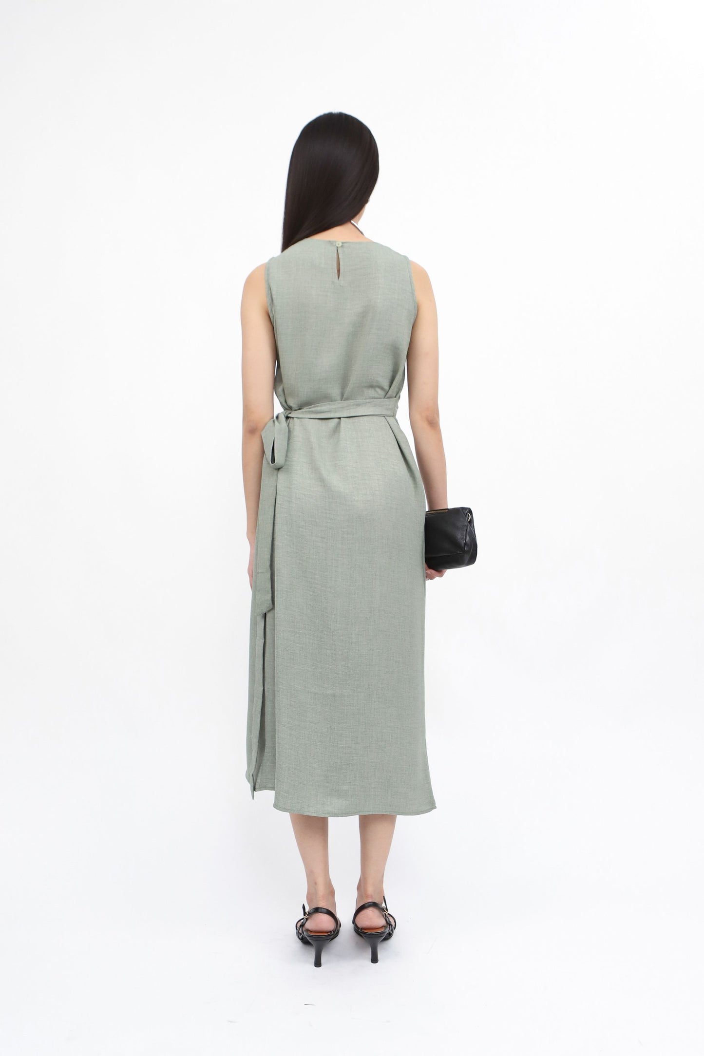 DEFECT SALE Babba Dress - Sage