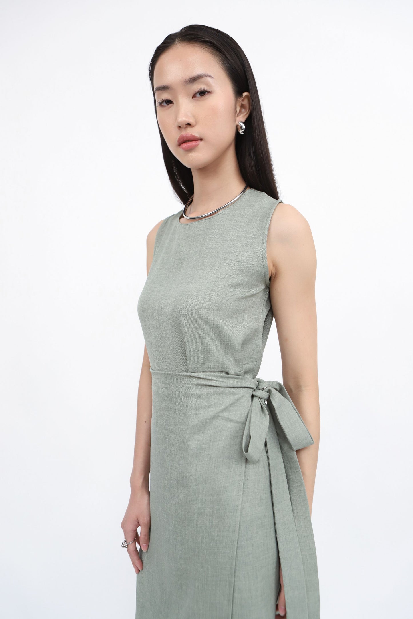 DEFECT SALE Babba Dress - Sage