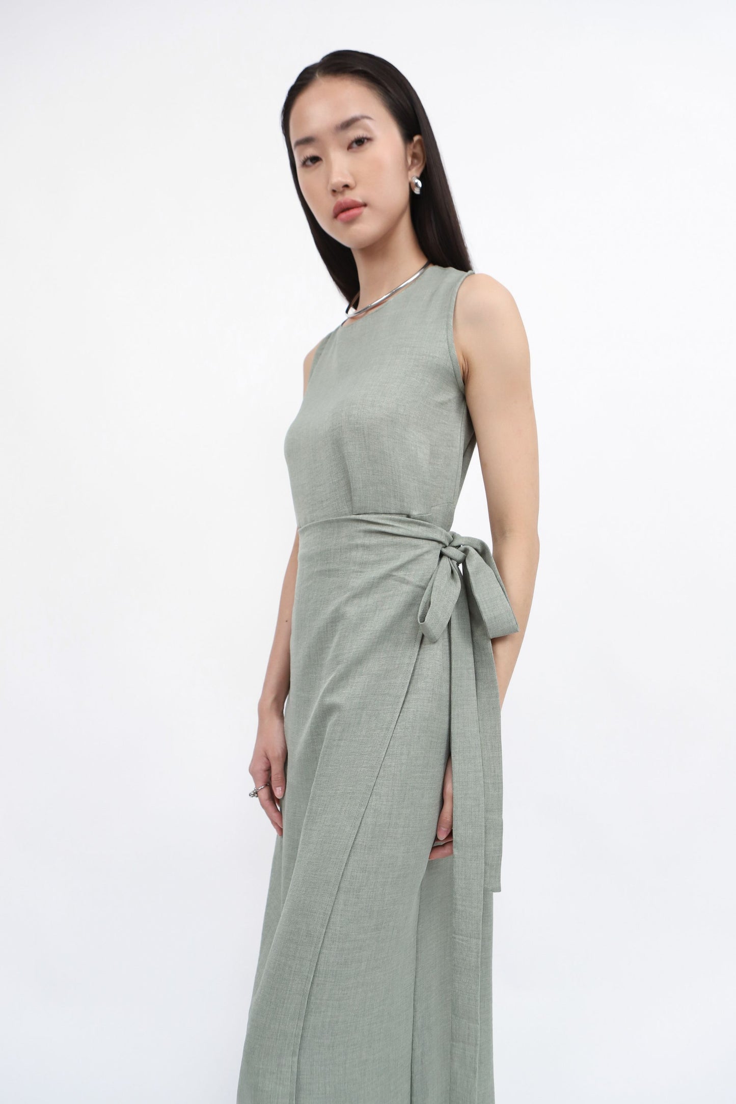 DEFECT SALE Babba Dress - Sage