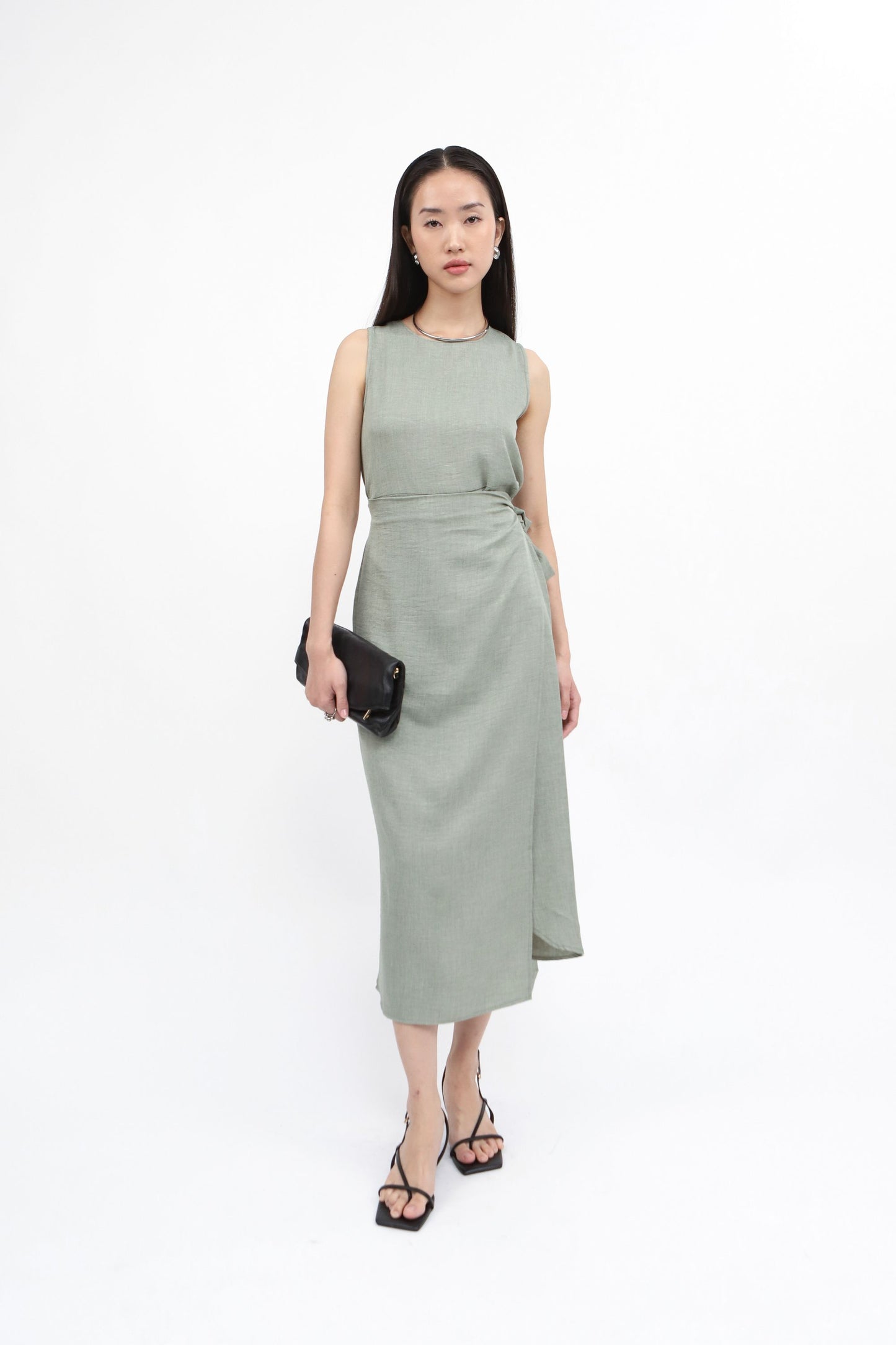 DEFECT SALE Babba Dress - Sage
