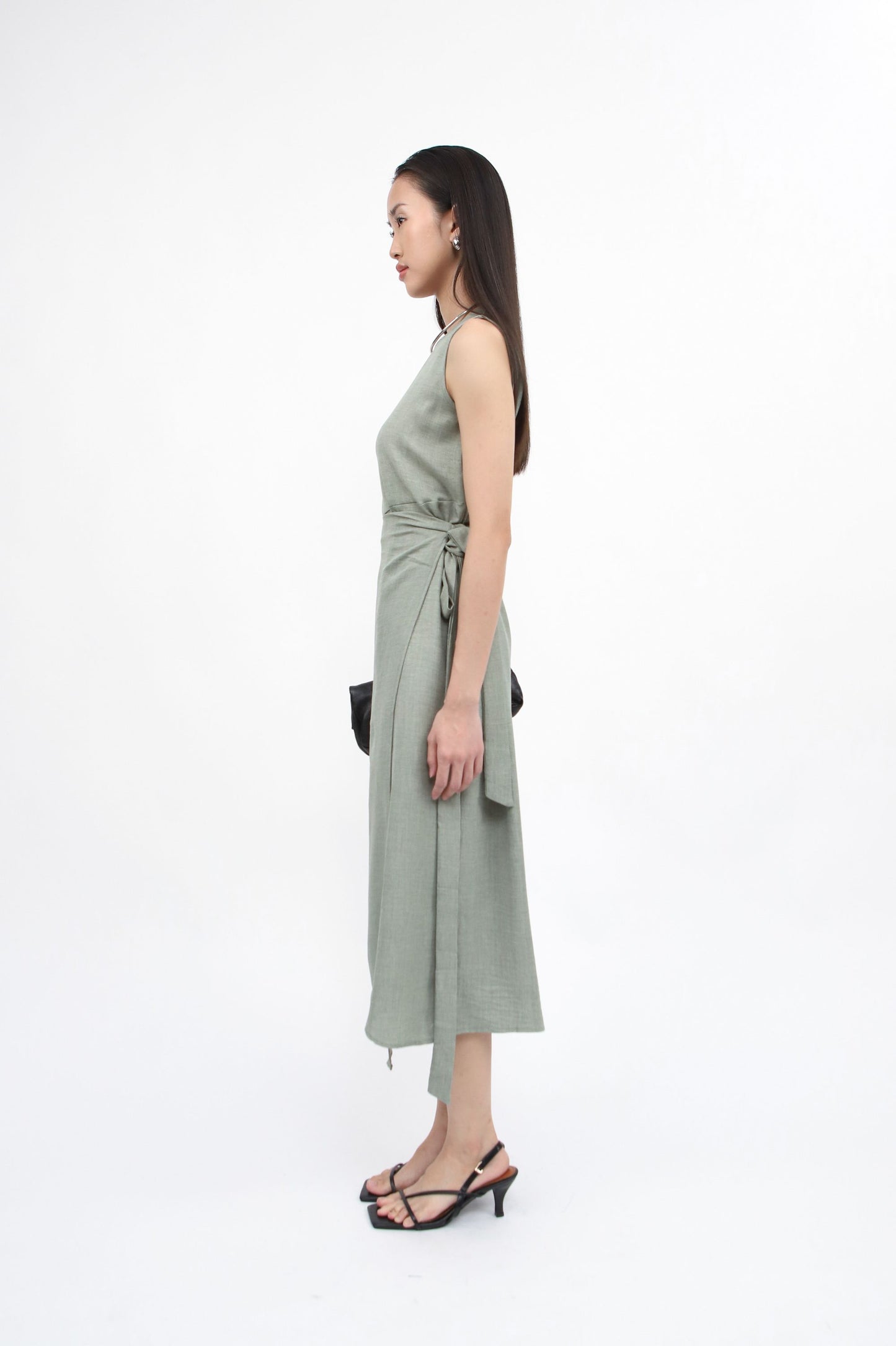 DEFECT SALE Babba Dress - Sage