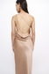 (PO) Celie Dress w Beads - Champagne