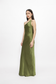 (PO) Celie Dress w Beads - Moss Green