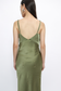 (PO) Clea Dress - Embellished Moss Green