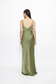 (PO) Clea Dress - Embellished Moss Green