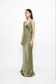 (PO) Clea Dress - Embellished Moss Green