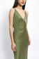 (PO) Clea Dress - Embellished Moss Green