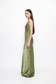 (PO) Clea Dress - Embellished Moss Green