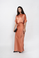 Elyse Dress - Coral