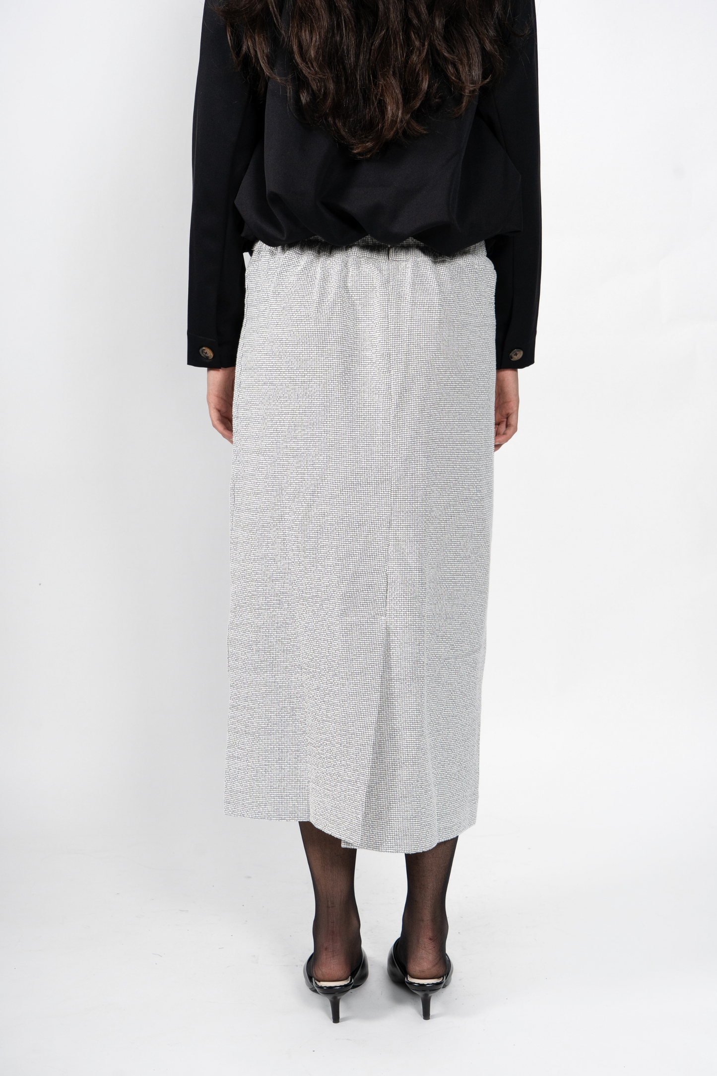 Kala Textured Skirt - White