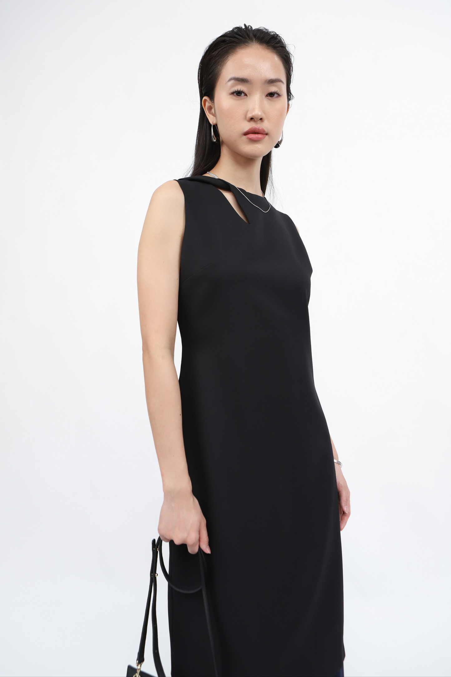 Lettie Midi Dress - Black