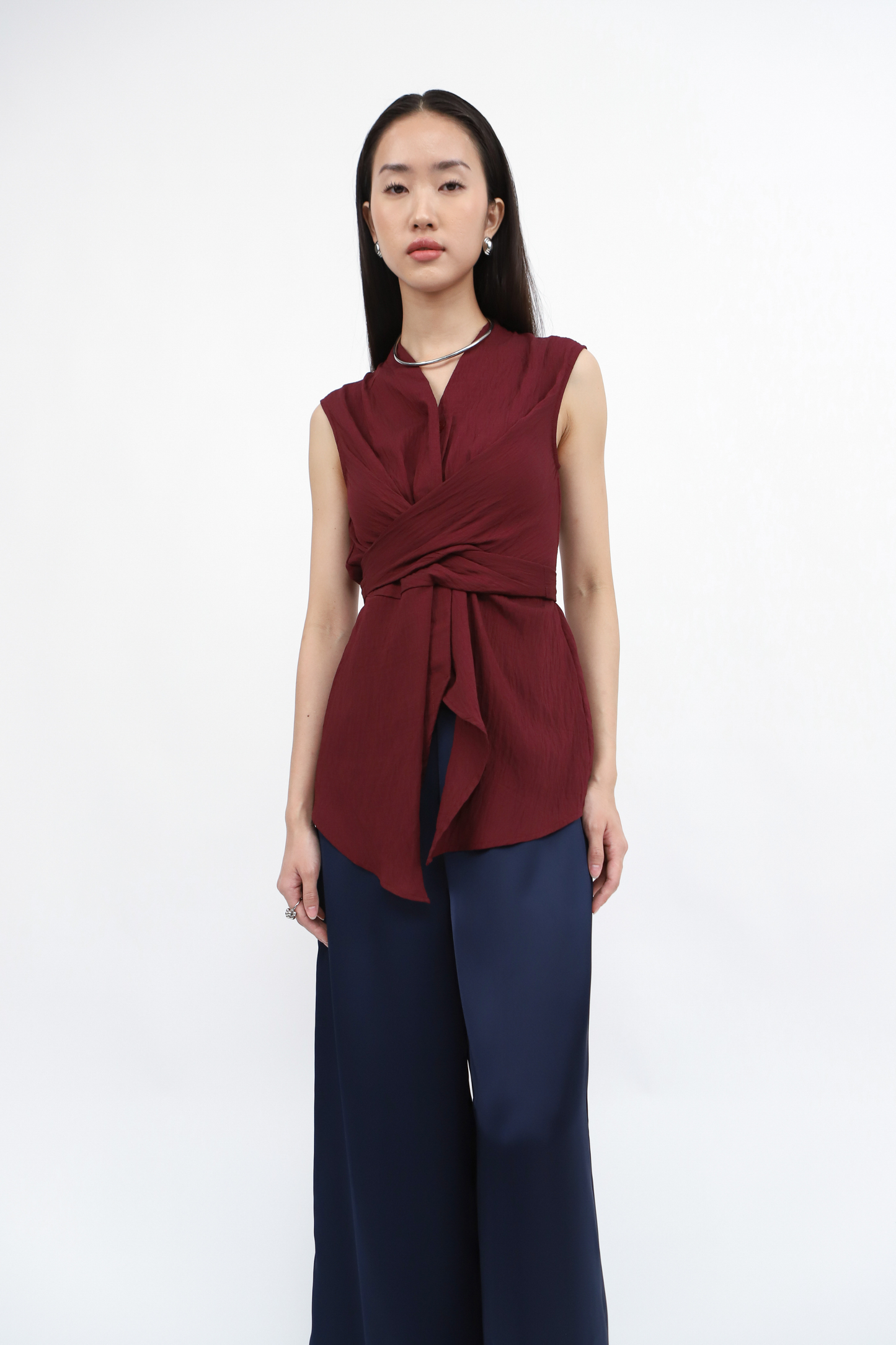 Loka Top - Maroon