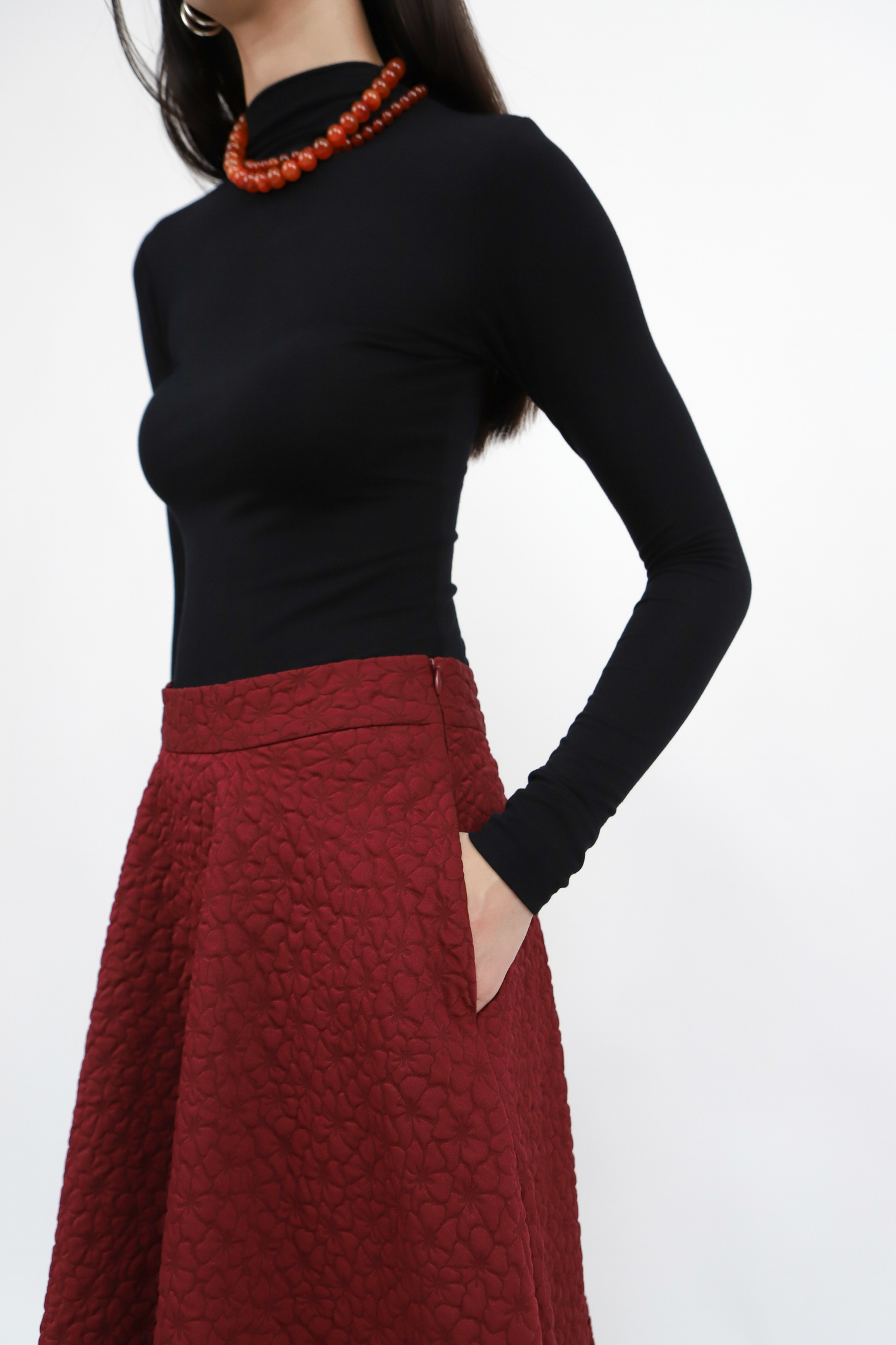 Maddie Skirt - Maroon