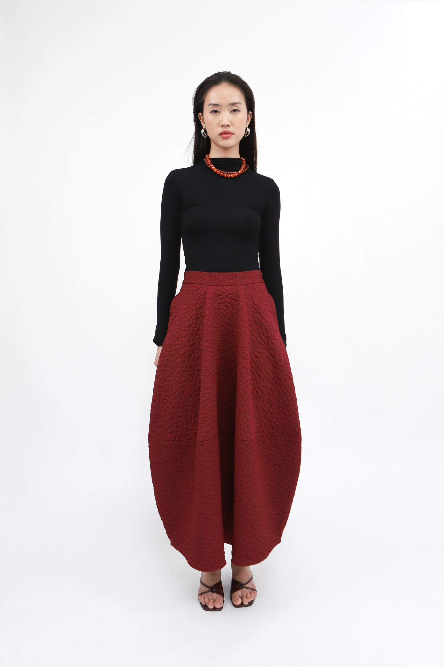 Maddie Skirt - Maroon