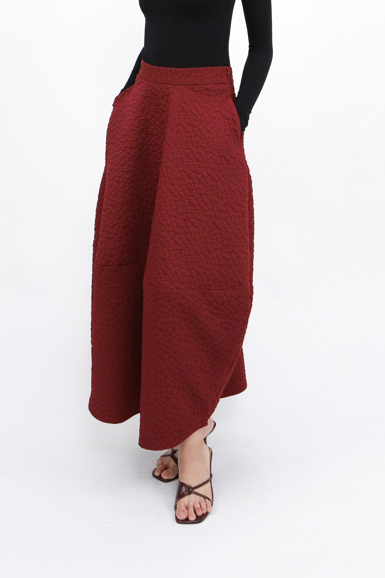 Maddie Skirt - Maroon