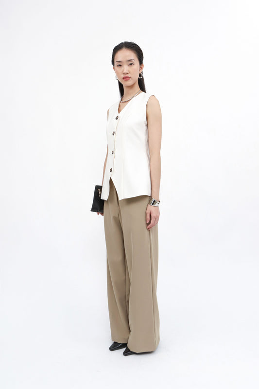 Marlo Vest - Ivory
