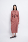 Sada Crinkle Dress - Brown