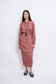 Sada Crinkle Dress - Brown