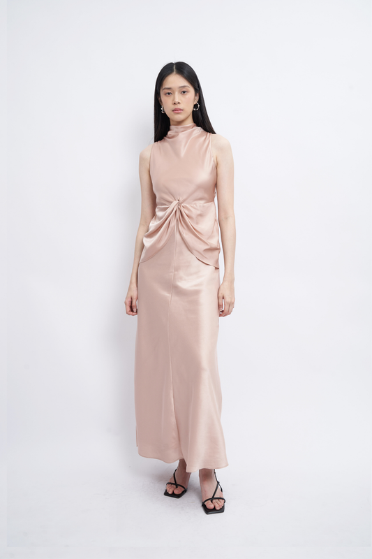Solis Dress - Champagne
