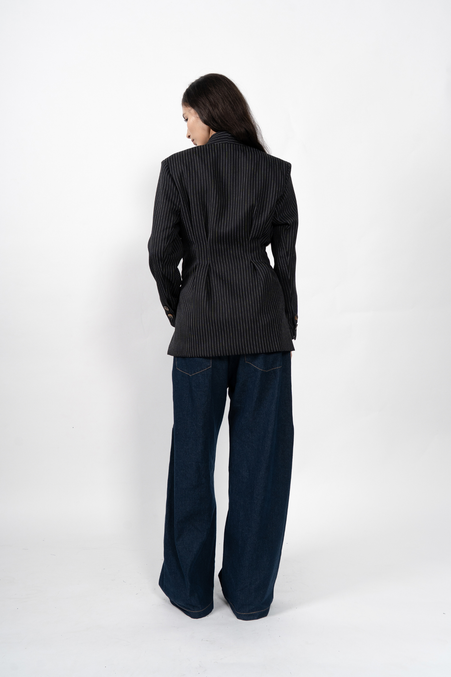 Trudy Top - Black Stripes