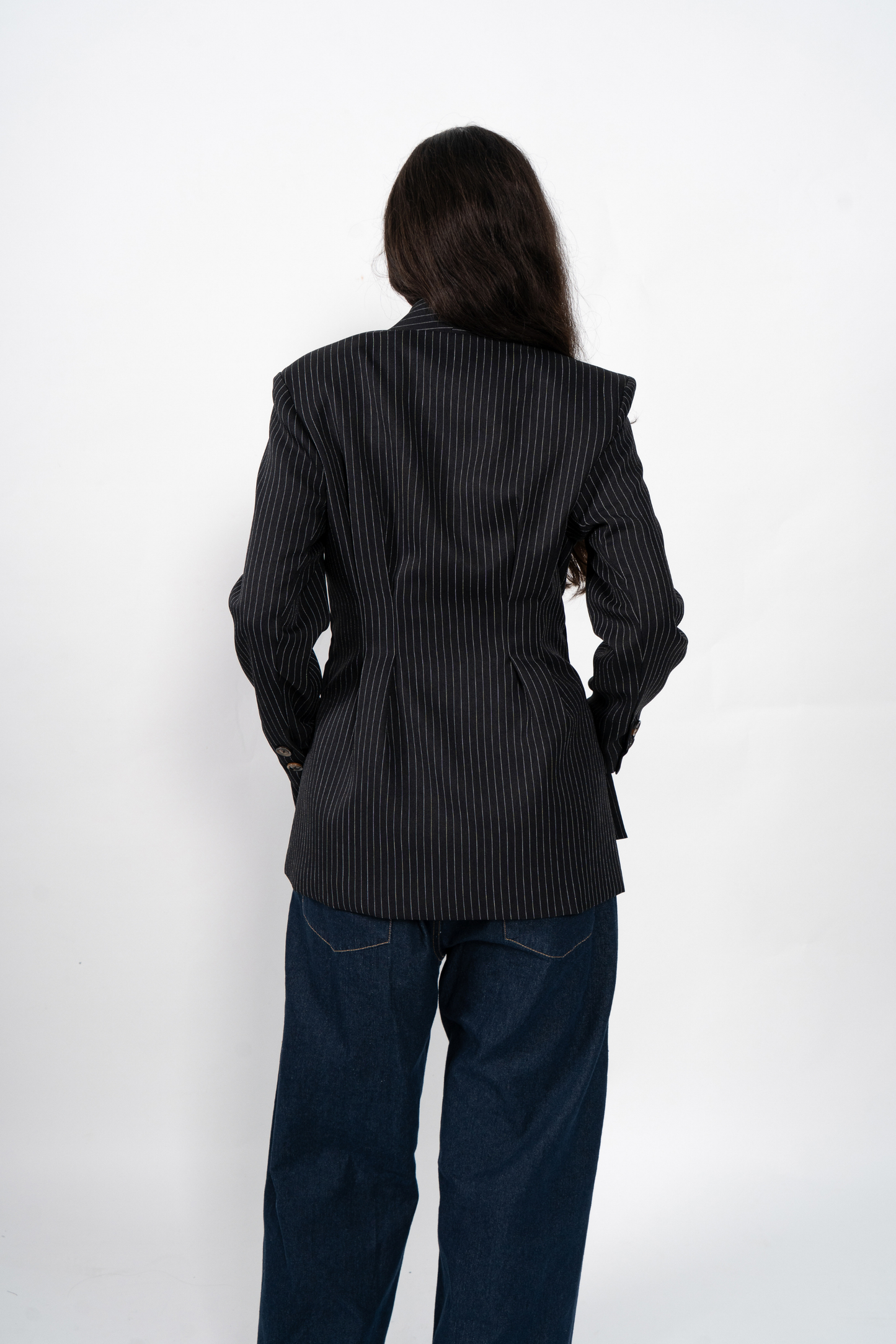 Trudy Top - Black Stripes