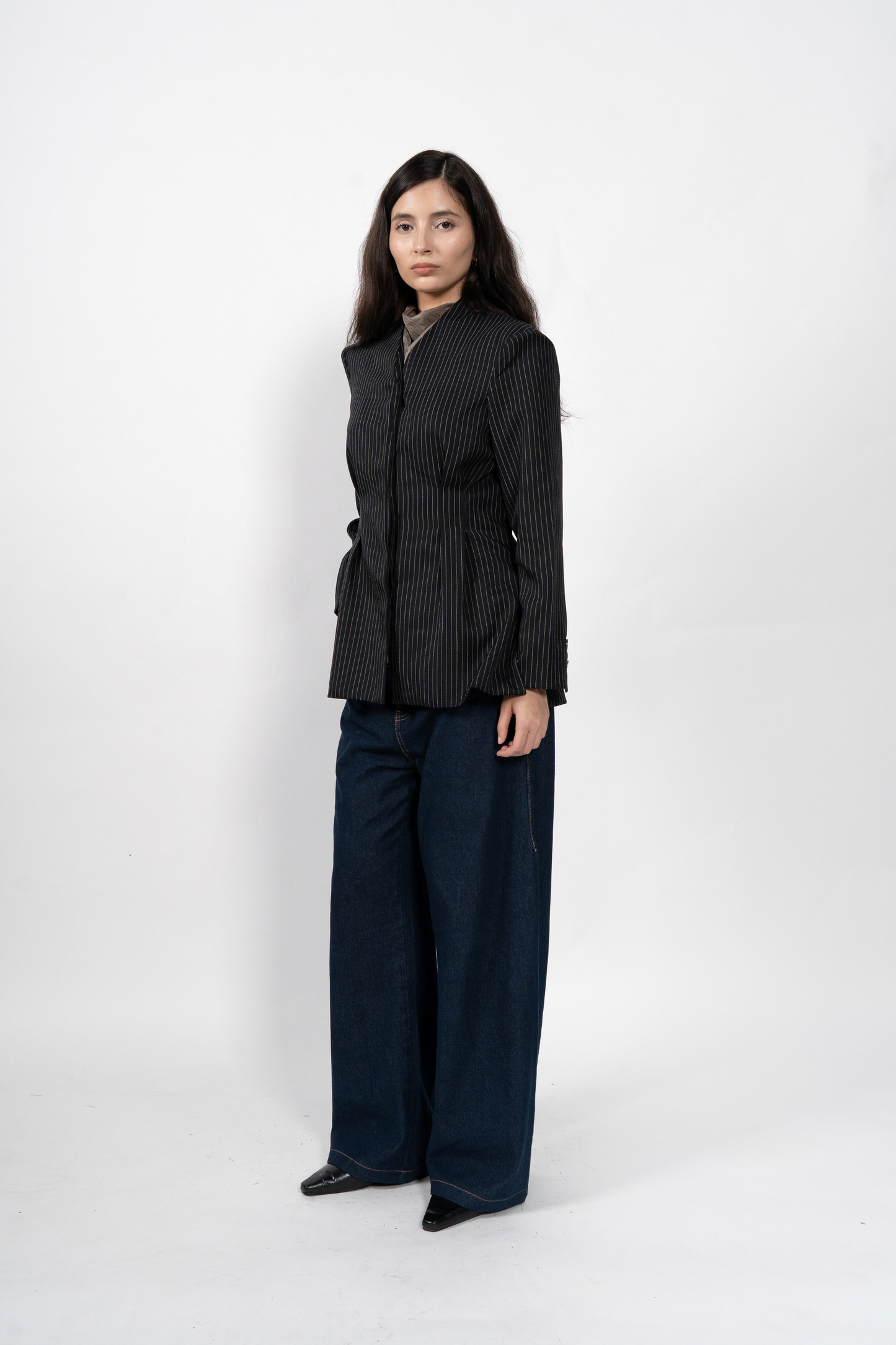 Trudy Top - Black Stripes