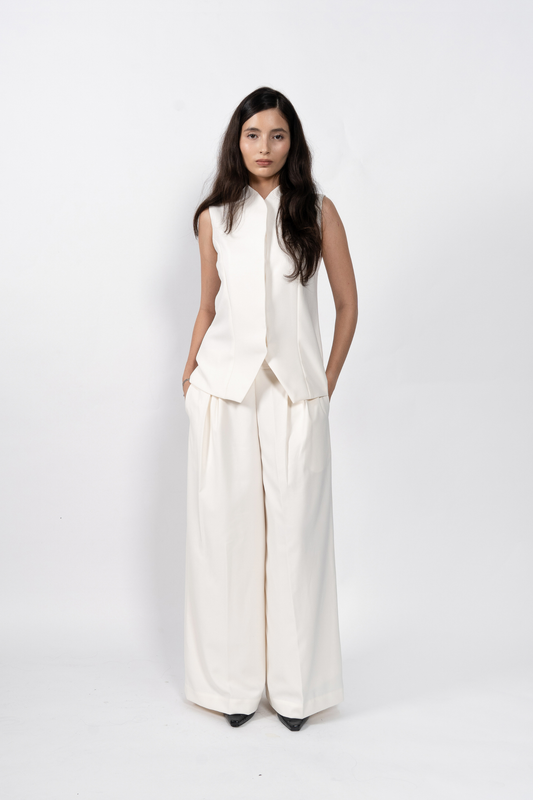 Vanka Vest - Ivory